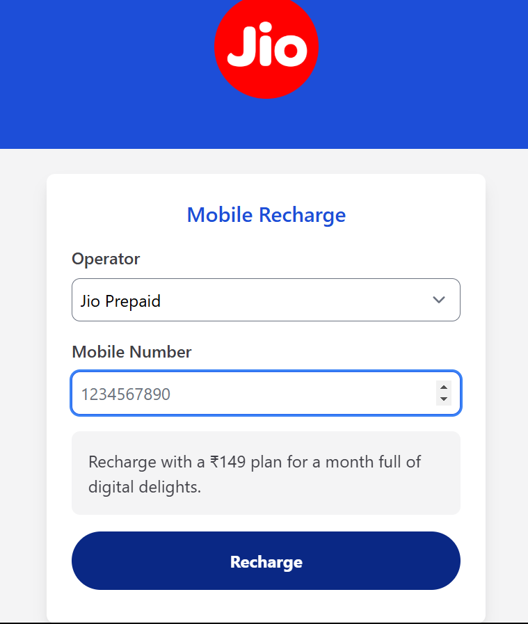 Mobile recharge scam